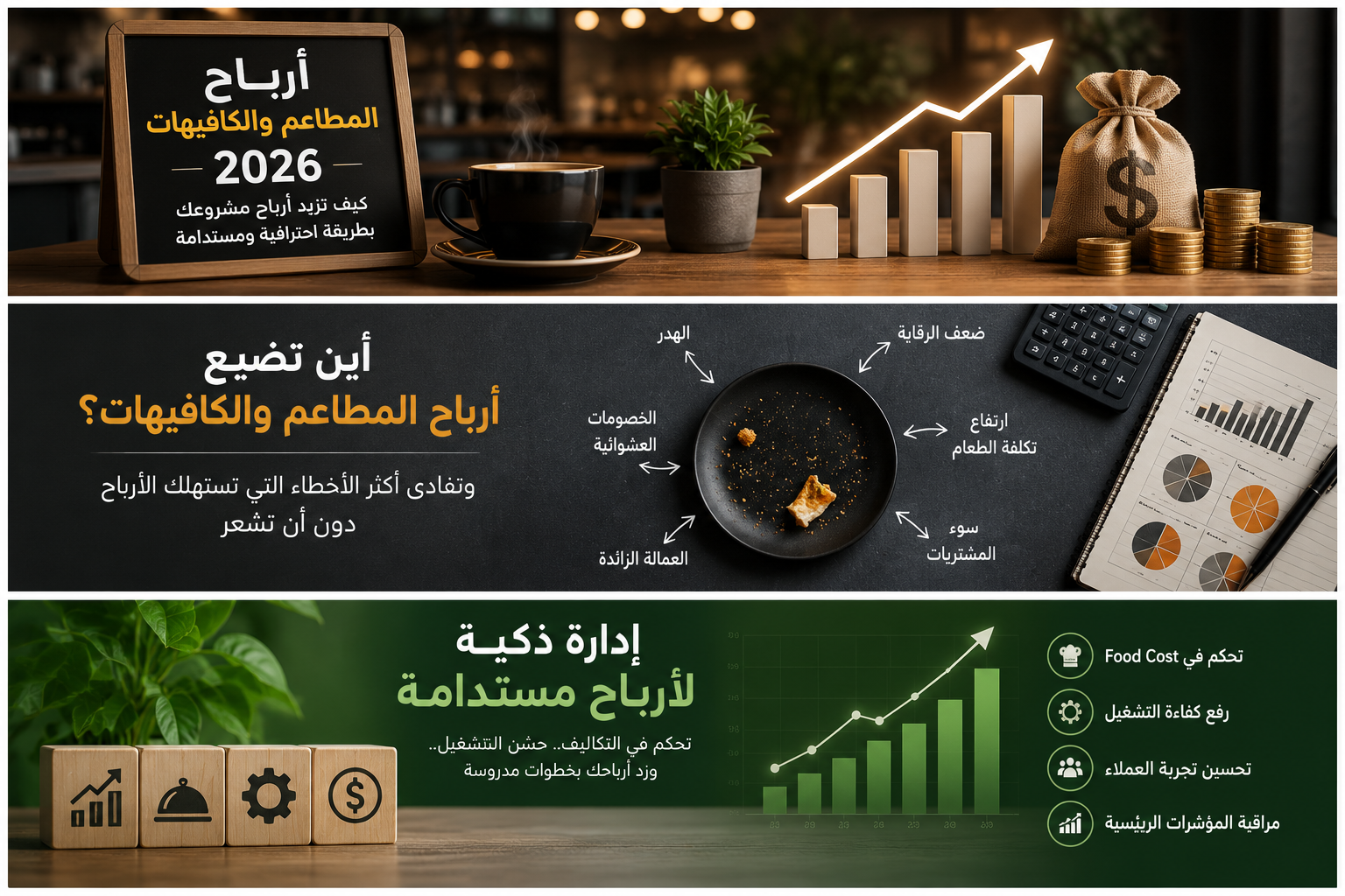 أرباح المطاعم والكافيهات 2026 كيف تزيد أرباح مشروعك بطريقة احترافية ومستدامة