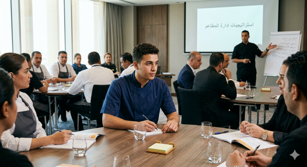 تدريب إداريين المطاعم والكافيهات